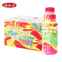 娃哈哈炫彩版营养快线500g*15瓶 水果牛奶饮品整箱 香草淇淋味