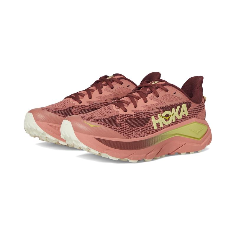 Hoka One One女士板鞋休闲百搭舒适轻便透气软底 Blush/Dark_Cedar 40.5
