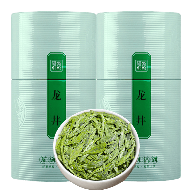 龙井新茶浓香型浙江原产绿茶明前茶叶散装龙井礼罐装250g高清大图
