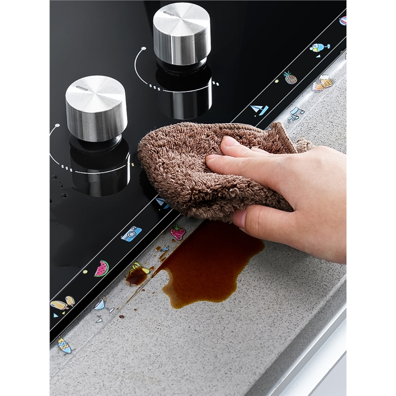 古达厨房防油贴纸灶台防水封边煤气灶防油贴自粘美缝贴