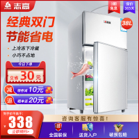 志高(CHIGO)38升双门一级能效小型冰箱 宿舍租房冷藏冷冻 节能省电家用迷你小冰箱