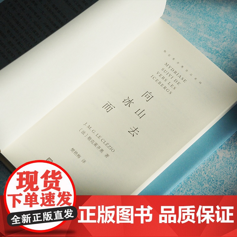 向冰山而去 勒克莱齐奥作品系列 精装 诺贝尔文学奖得主散文诗歌评论 亨利米肖创世纪伊尼基诗中之诗外国文学散文随笔高清大图
