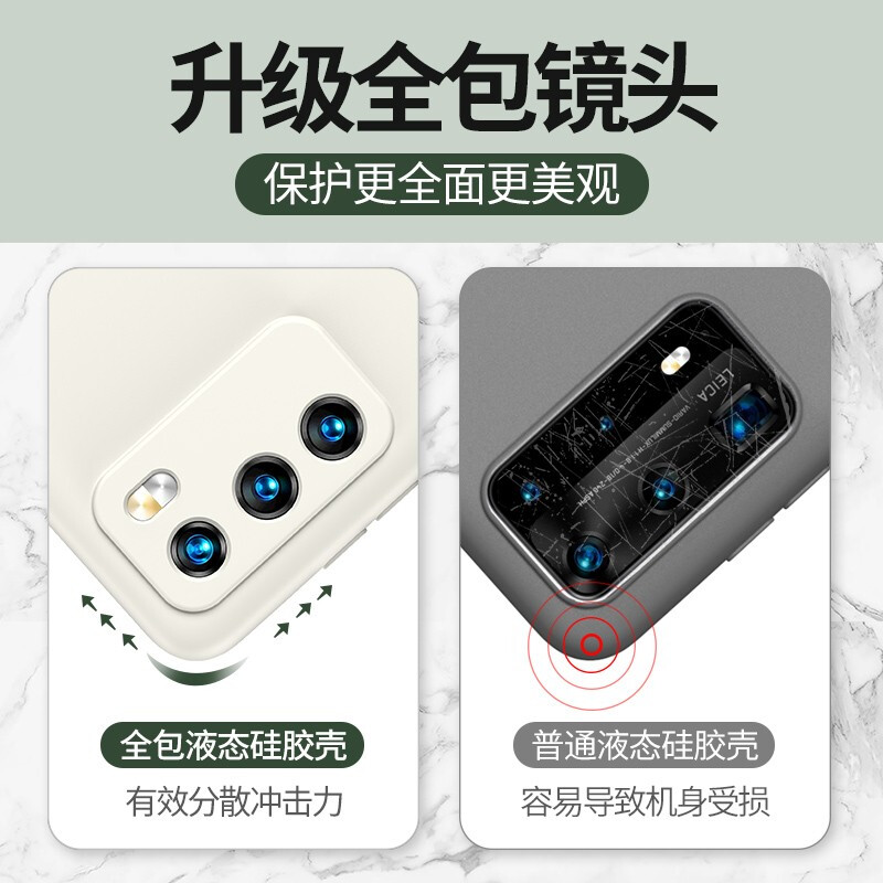 【魔画MOHUA】华为P40手机壳P40pro保护套硅胶全包防摔男女时尚轻薄软外壳镜头全包新款网红女潮牌高级感男高清大图