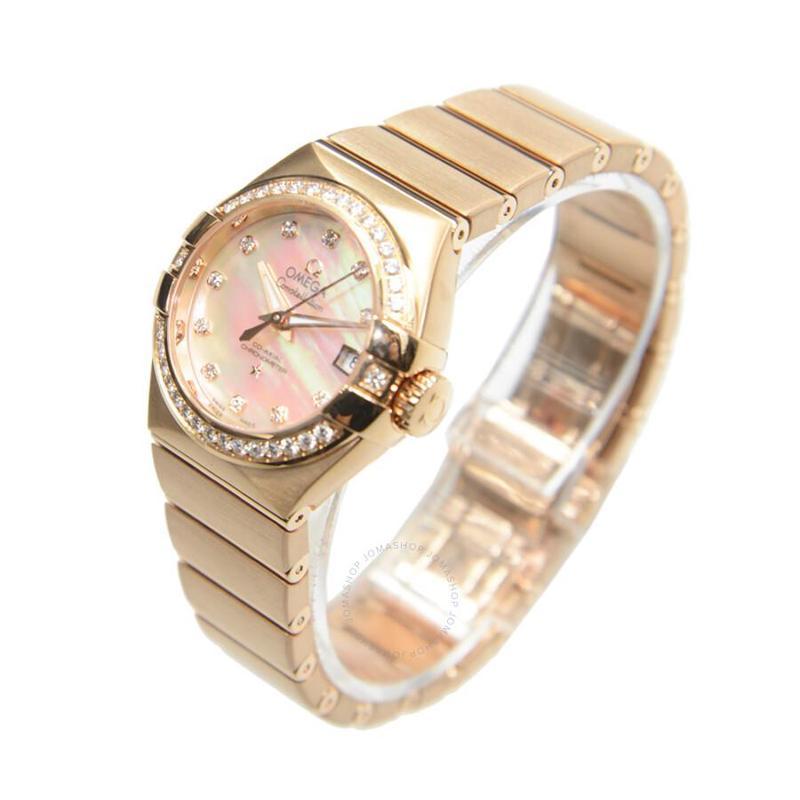 omega欧米茄女自动机械表女商务休闲时尚百搭运动防水女士腕表