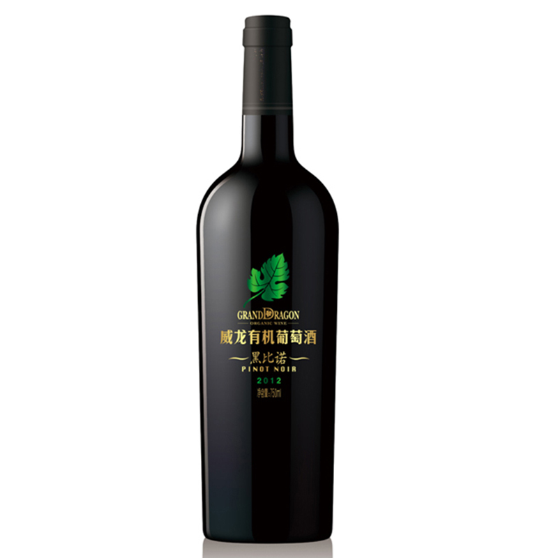威龙红酒 有机黑比诺2012干红葡萄酒 750ml 单支