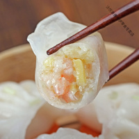 虾饺水晶虾饺皇广式早茶点心港式饺子速冻手工虾仁饺肉馅饺子 尝鲜价(460g/袋/20只)