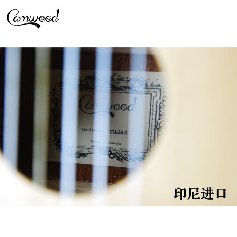 Camwood紫木印尼进口小吉他CU28初学者学生男女紫袖木CU-28T