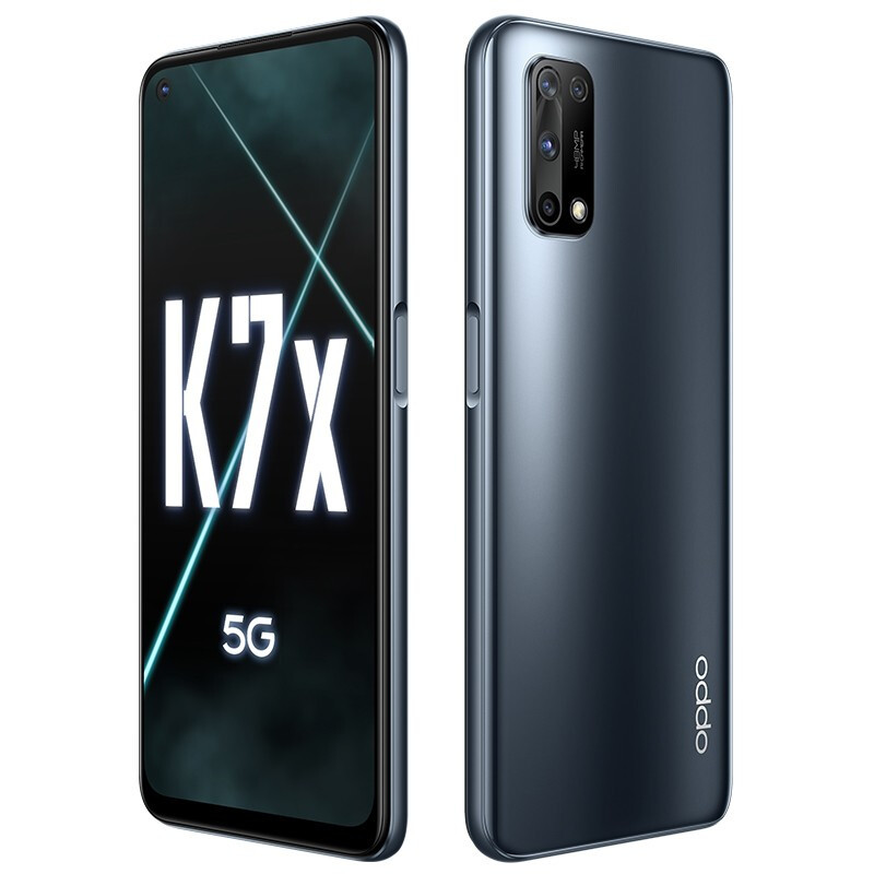 OPPO K7x 双模5G 4800万四摄 5000mAh长续航 90Hz电竞屏 黑镜 8GB+128GB 30W闪充