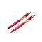 齐心 GP108 速干按动中性笔 子弹头0.5mm 红 12支盒