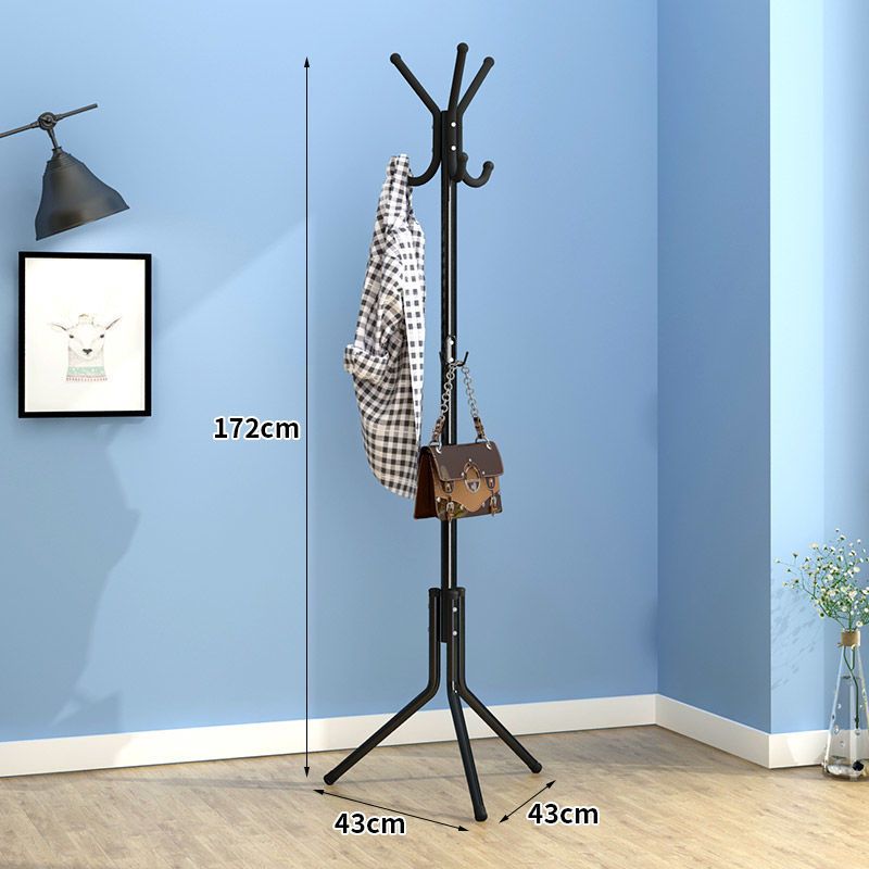 工匠时光简易落地衣帽架多功能挂钩衣架铁艺时尚挂衣架