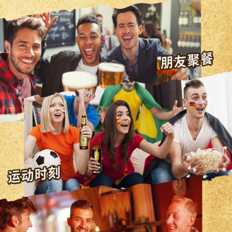 瓦伦丁黑啤(500ml x 12 听装礼盒)高清大图