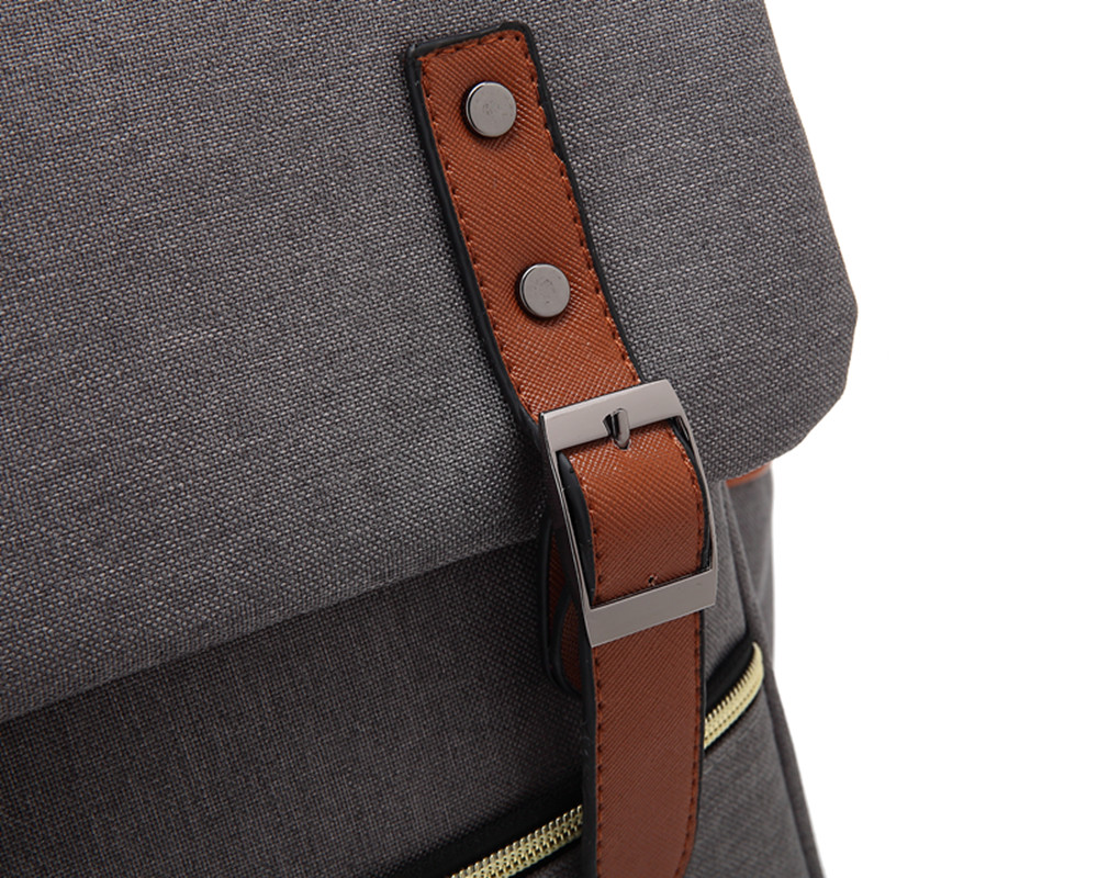 雯捷WENJIE高端商务多功能书包 潮流双肩包大容量防水轻便笔记本电脑背包高清大图