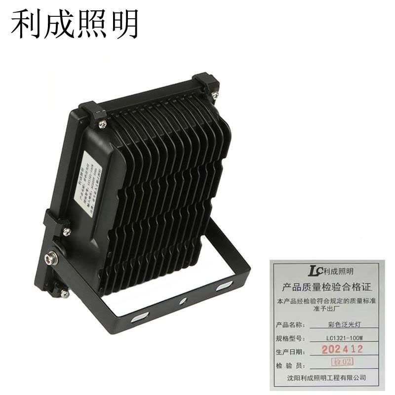 利成照明 彩色泛光灯 LC1321-100W图片