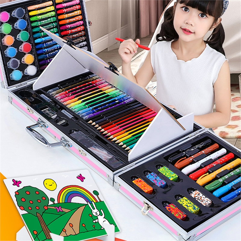 邦可臣画画工具套装绘画儿童画笔礼盒小学生水彩笔美术专用学习用品