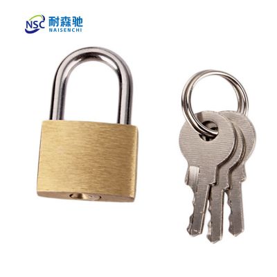 耐森驰 NAT-S01 铜 20*20mm 挂锁(计价单位:把)黄