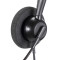 科特尔得龙H550头戴式话务耳机/客服耳麦/呼叫中心办公/QD式单耳/USB插头(适用台式机/笔记本电脑)