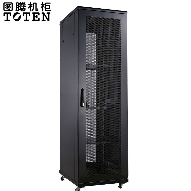 图腾g362429801x标准19英寸网络服务器机柜42u加厚交换机ups600120042