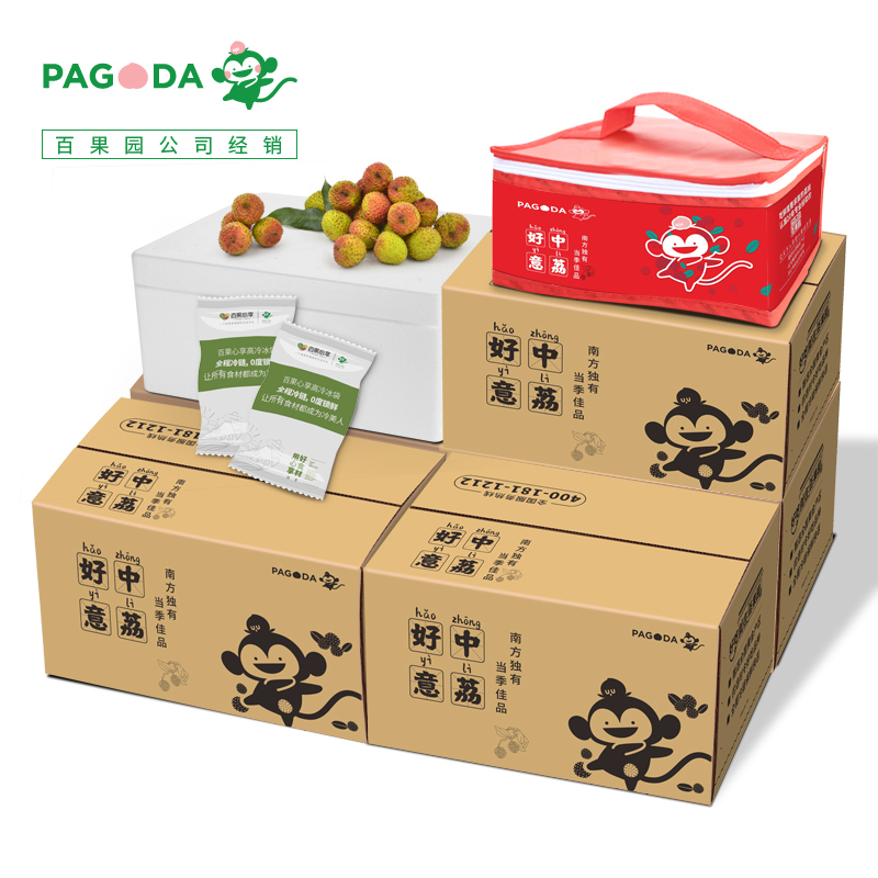 PAGODA A级-海南妃子笑荔枝5斤礼盒装