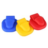 日本微波炉手套耐高温烤箱手套防烫硅胶套厨房工具夹碗器防滑隔热 手套一只颜色随机发