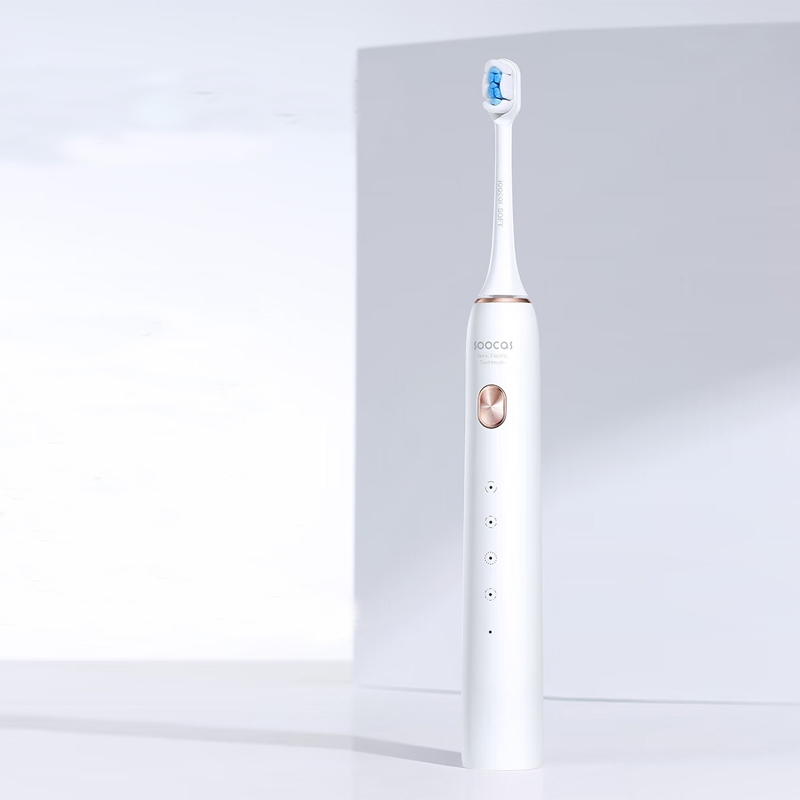 素士(SOOCAS) 声波电动牙刷 成人情侣亮白声波震动牙刷 X3S 云白 / 盒