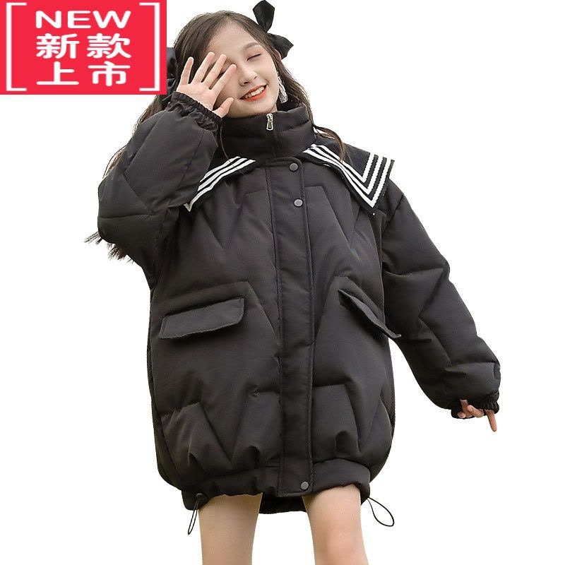 可莉允女童冬装棉衣2022新款洋气儿童加厚羽绒棉服中长款中大童女孩棉袄图片