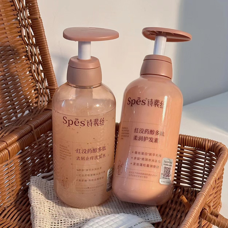 Spēs红没药醇多肽去屑止痒洗发水高清大图