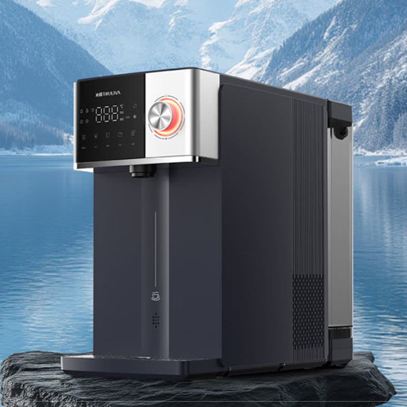 沁园(TRULIVA)免安装RO反渗透冰泉台式净饮机速冷即热烧水制冰水净水器台上直饮水机加热一体机YCRZ-5109Y图片