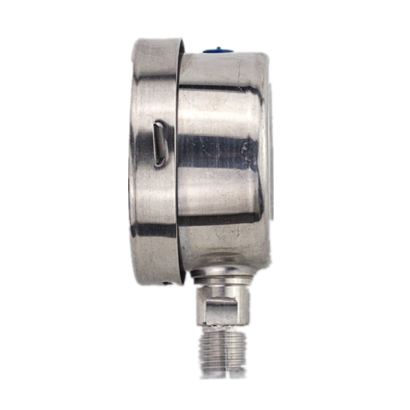 红旗 不锈钢压力表定制检测款 Y100BF 0-1MPa 块高清大图