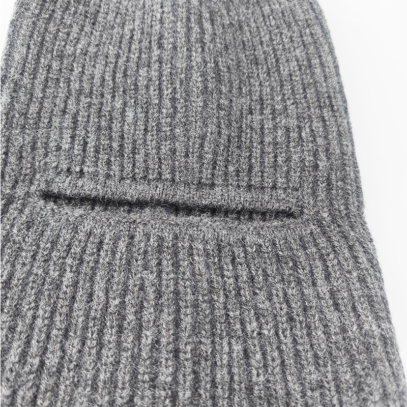 鸽护 三眼帽 GH668-加厚羊毛线 顶高清大图