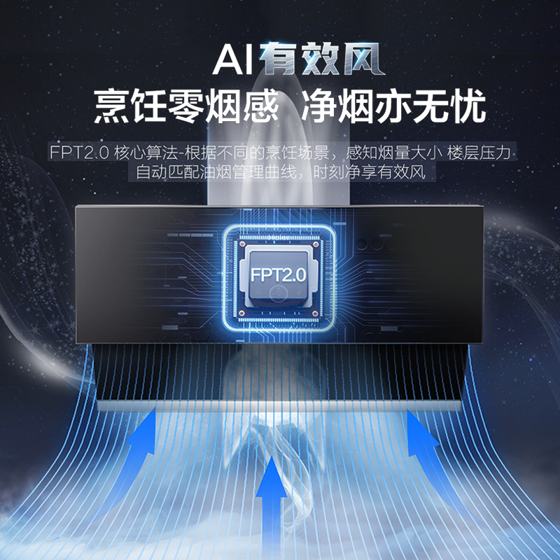 海尔(Haier) 抽油烟机侧吸式22m³有效风油烟机500Pa大风压 家用厨房大吸力烟机 热熔洗自动清洗烟机 挥手智控