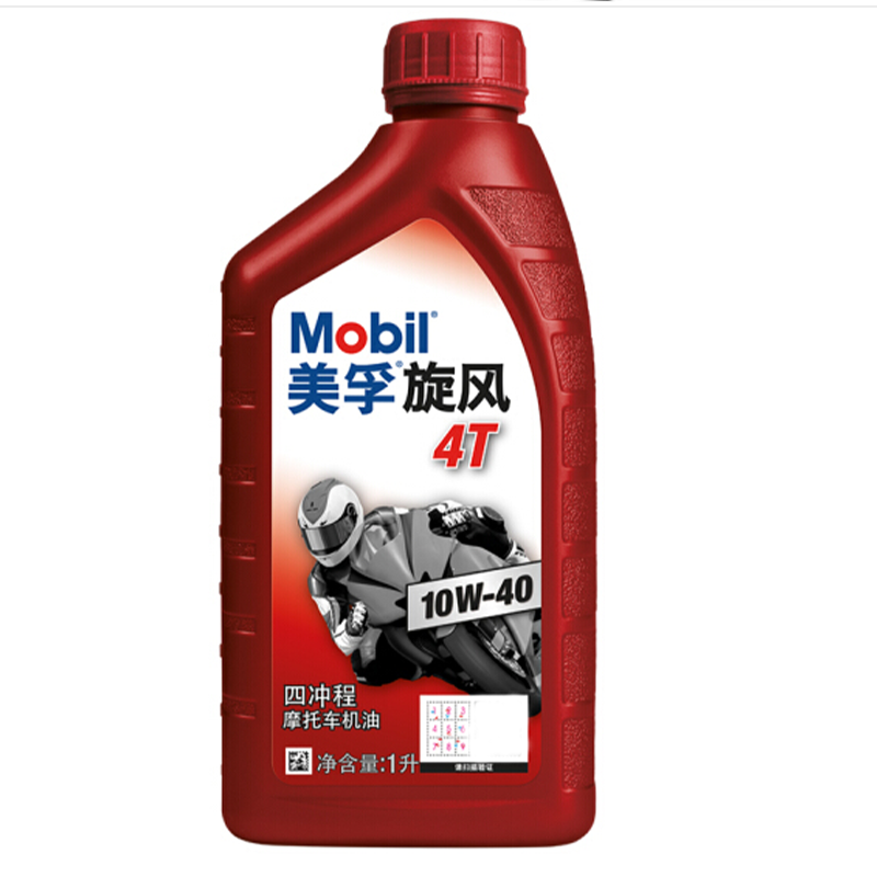 美孚 MOBIL 美孚旋风4T 摩托车机油 四冲程摩托车机油 10W-40 SF级 1L