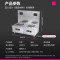 乐创(Lecon)双头电磁汤矮汤炉灶30KW 380V8档控制酒店饭堂企业炒灶 LC-J-P30G2