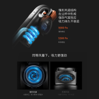 普韵（PUYUN）吸尘器PYC-827无线吸尘器 家用小型充电 床铺除螨大功率手持式大吸力车载卧式强力 120W 无耗材
