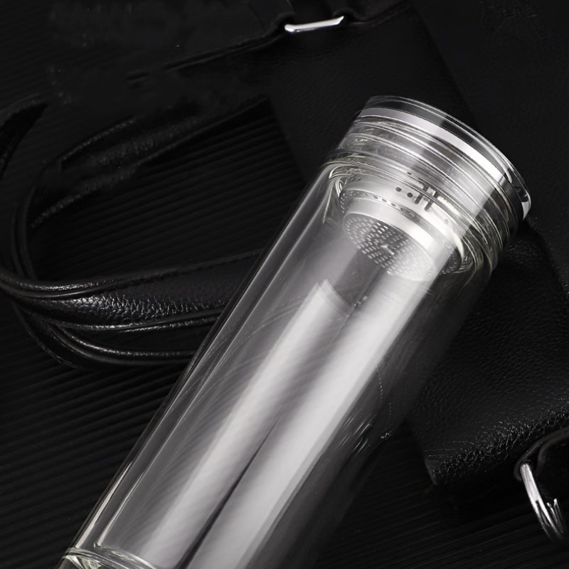 厨小姐加厚双层玻璃水杯300ML/CXJ-SY-028个