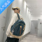 封后克莱因蓝ins森系书包女高中大学韩版日系百搭背包初中生双肩包男学生书包