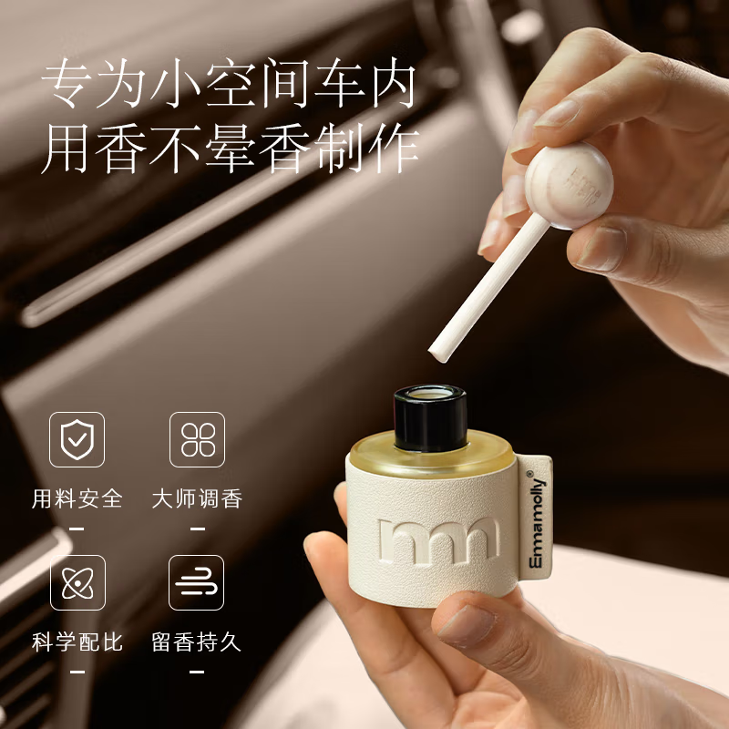 艾玛莫莉EMMA MOLLY漂浮气球车载香氛(白色)30ML高清大图