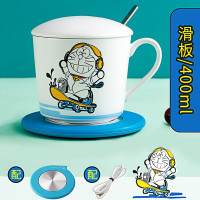 贝瑟斯 多啦a梦55度恒温加热器保暖杯垫电带底座水杯杯子热牛奶马克杯