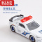 真智力合金小汽车模型儿童仿真玩具收藏跑车警车消防救护120工程110套装