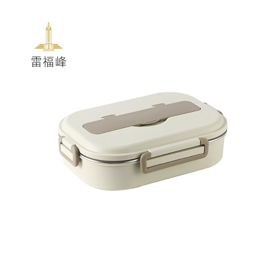 雷福峰304不锈钢保温饭盒密封便当盒五格2000ml(配餐具+汤碗+保温袋)/套高清大图