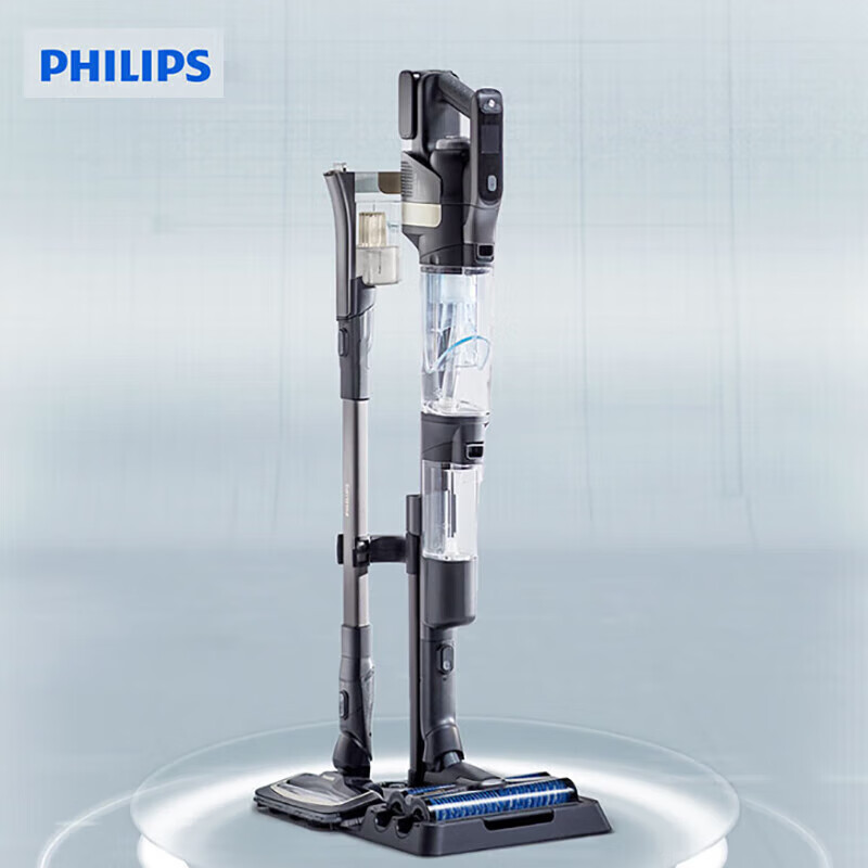 飞利浦 智能洗地机吸洗拖一体拖地机擦地机家用扫地机无线手持多功能合一 XW9382/82