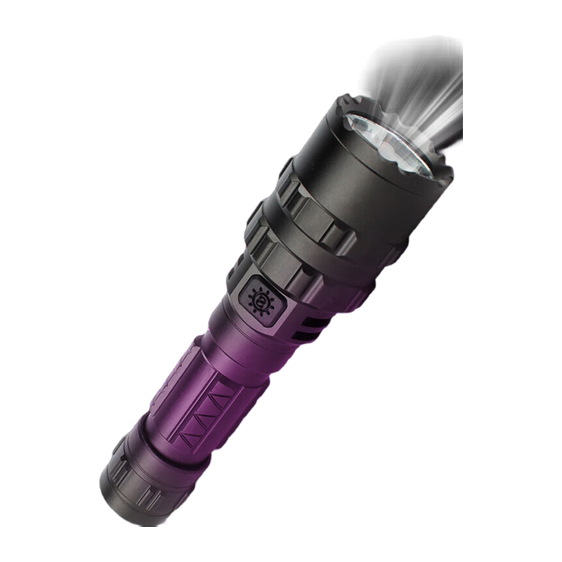 鸣固 强光远射手电筒可充电式 强光远射LED灯充电式迷你便携家庭用户外应急灯 10W KS012742