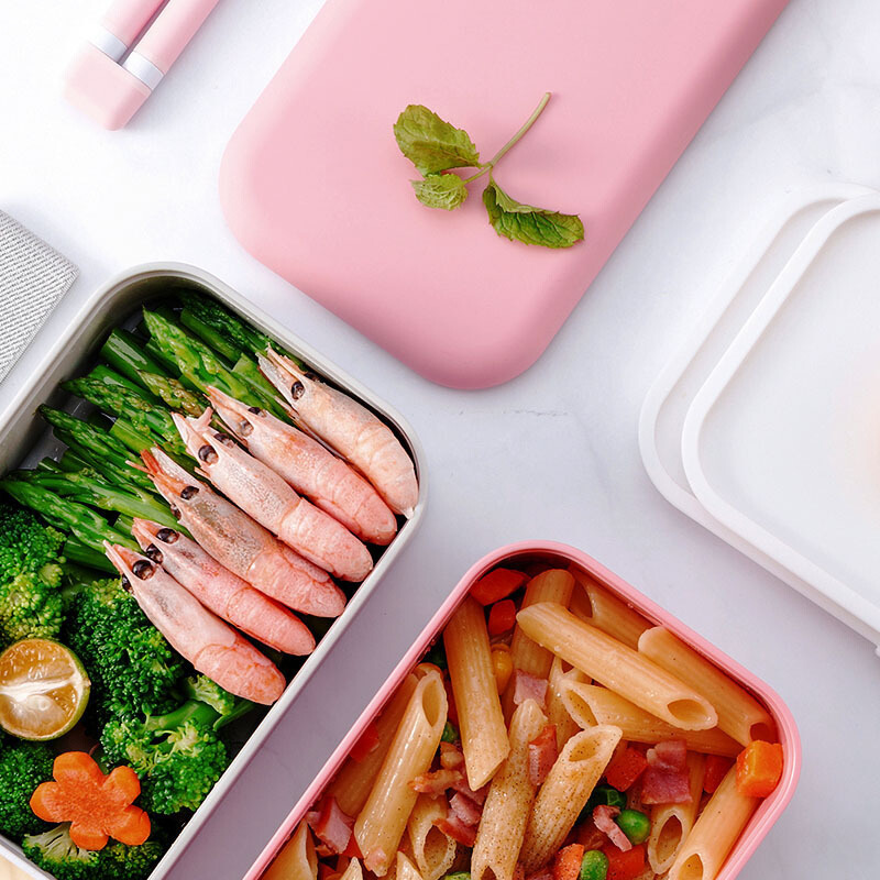 法国（monbento ）饭盒MB Single上班族饭盒单层学生带盖塑料微波炉ins网红便当盒