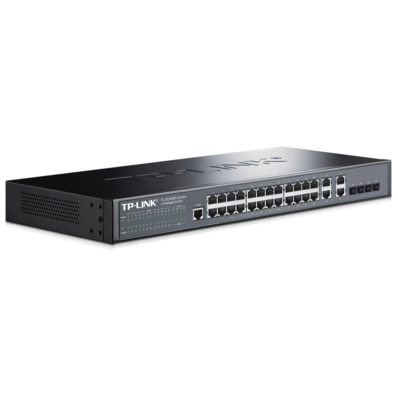 TP-LINK 上联三层网管交换机 TL-SL5428-Combo 24口百兆