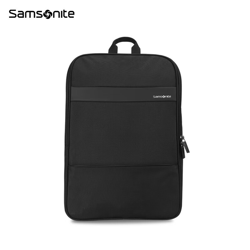 samsonite新秀丽双肩包简洁大气电脑包tq309005黑色tq309005