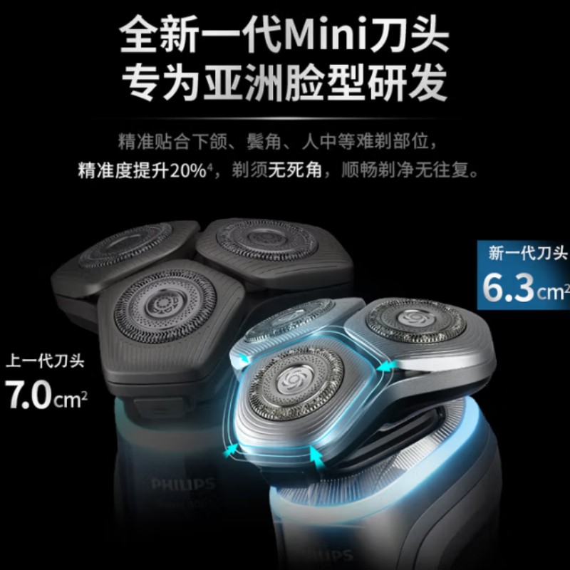 飞利浦(PHILIPS)奢享9系剃须刀 S9936蜂巢9系Pro+高清大图