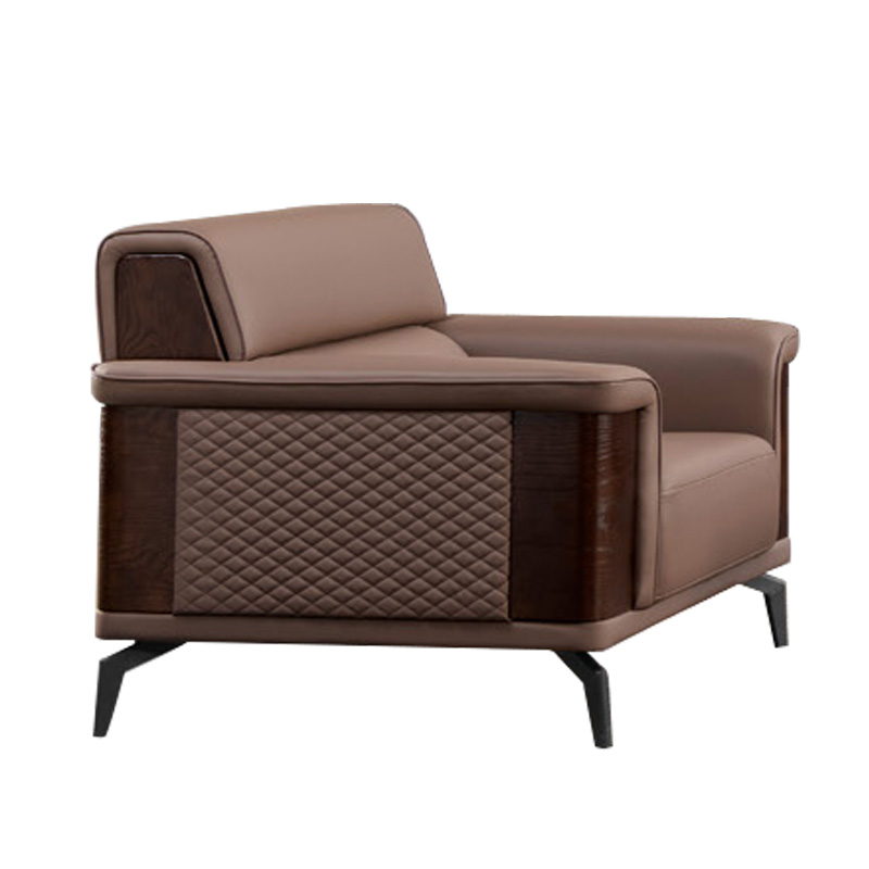 匡大 办公沙发 皮艺沙发 办公室接待沙发 西皮 单人位 KDT675高清大图