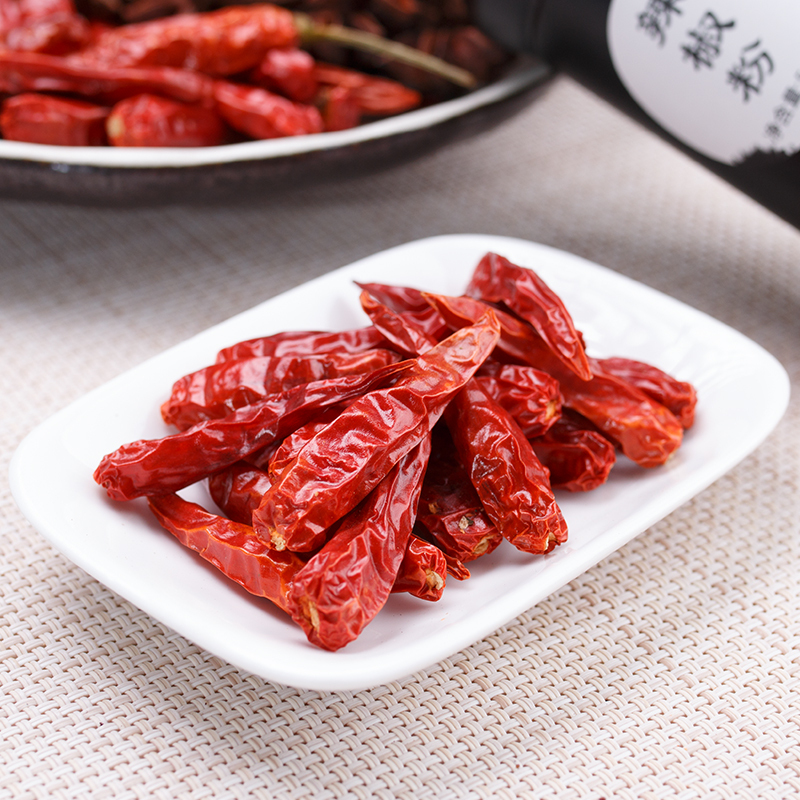 八荒 干辣椒50g 火锅调料 炒菜调料 麻辣鲜香 新老包装随机发货 小龙虾配料