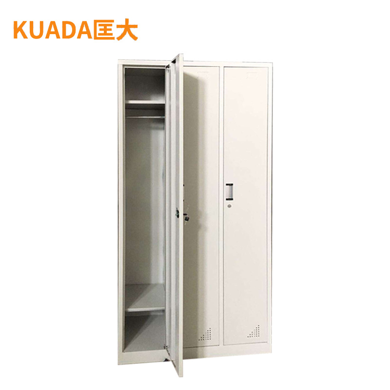 匡大储物柜钢制三门更衣柜铁皮储物柜换衣柜存包柜带锁碗柜鞋柜三门更衣柜 KDT354