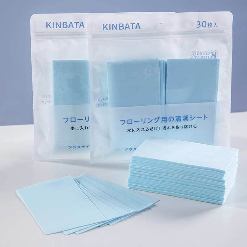kinbata地板多效清洁强力去污护理增亮型家用地板清洁片3袋共90片