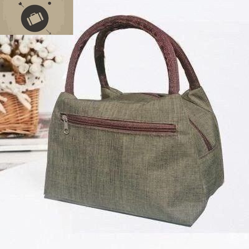 外出旅行短途洋气简约手拿奶奶包女手提老人小布包简易手拎包包包艾狄